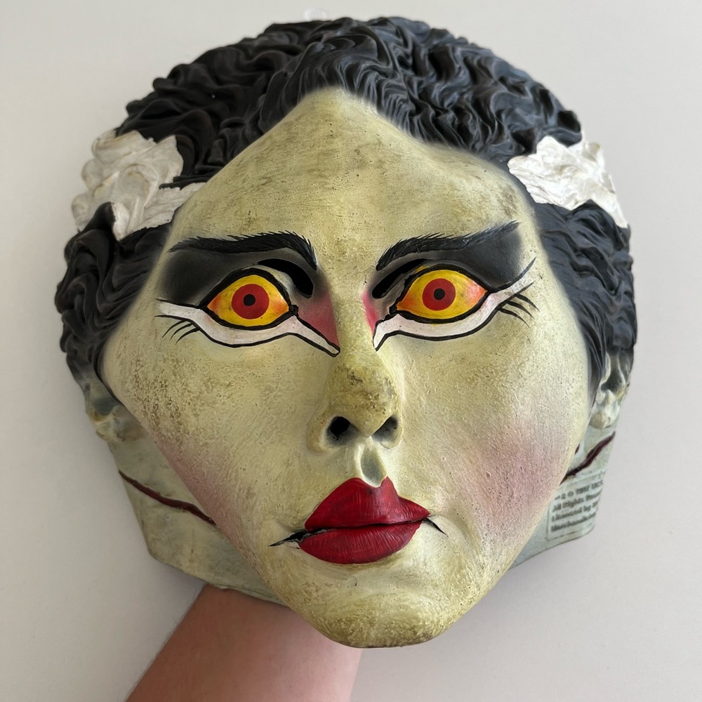 Vintage 1997 Universal Monsters Bride of Frankenstein Mask